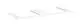 Hansgrohe-HG-Xelu-Q-Konsole-1360-550-mit-2-Ausschnitten-fuer-Aufsatzwaschtisch-geschliffen-500-480-Weiss-Hochglanz-54099050 gallery number 1